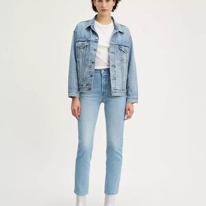 Levi's 501® ORIGINAL FIT STRETCH WOMEN'S JEANS Tango Love light wash size 30 32